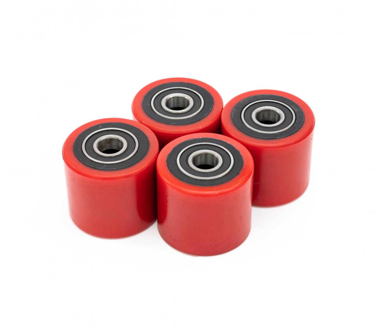 Set roti din poliuretan, diametru de 80 mm, pentru transpalet KLASS