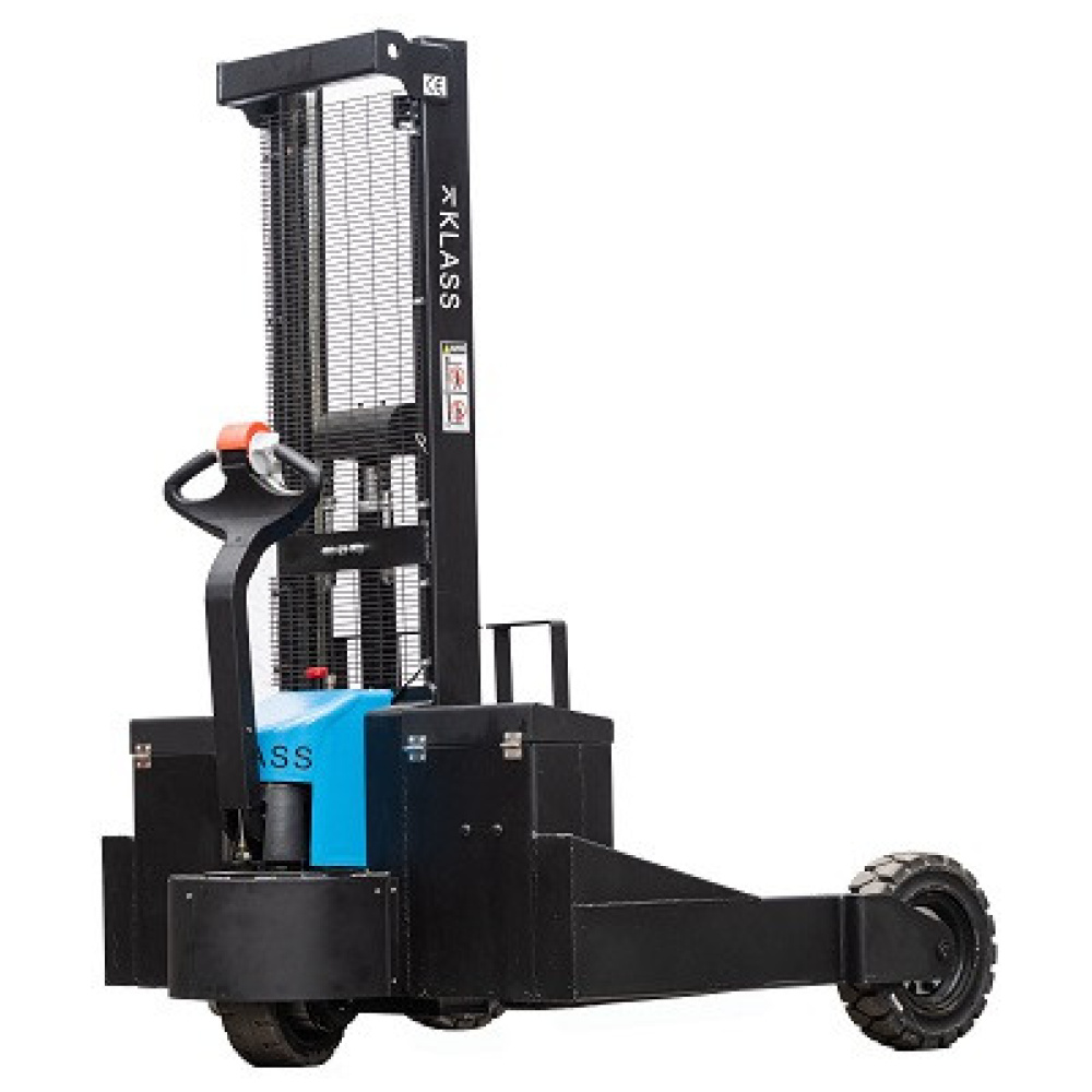 VH-WS-150, Stivuitor electric pietonal pentru teren accidentat 1.500 kg, baterie AGM, inaltime ridicare 1.600 mm