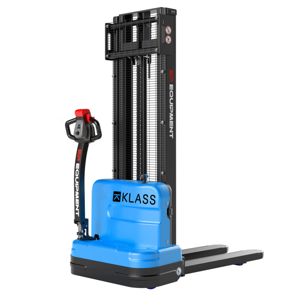 EST124, Stivuitor electric pietonal 1.200 kg, inaltime maxima de ridicare 3.000 mm