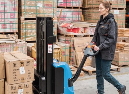 CDD12J, Stivuitor electric pietonal 1.200 kg, inaltime maxima de ridicare 3.500 mm - imagine 14