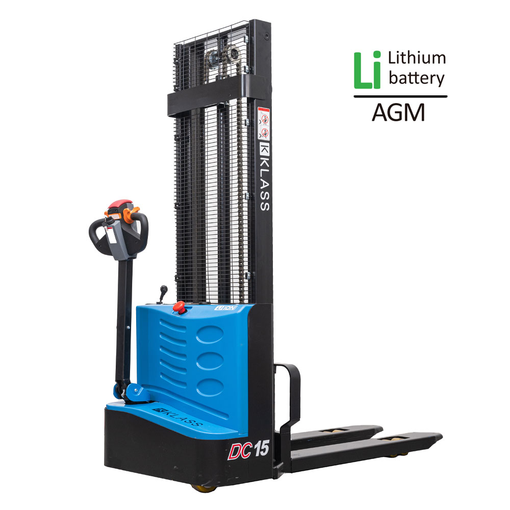 CDD15J, Stivuitor electric pietonal 1.500 kg, inaltime maxima de ridicare 3.500 mm
