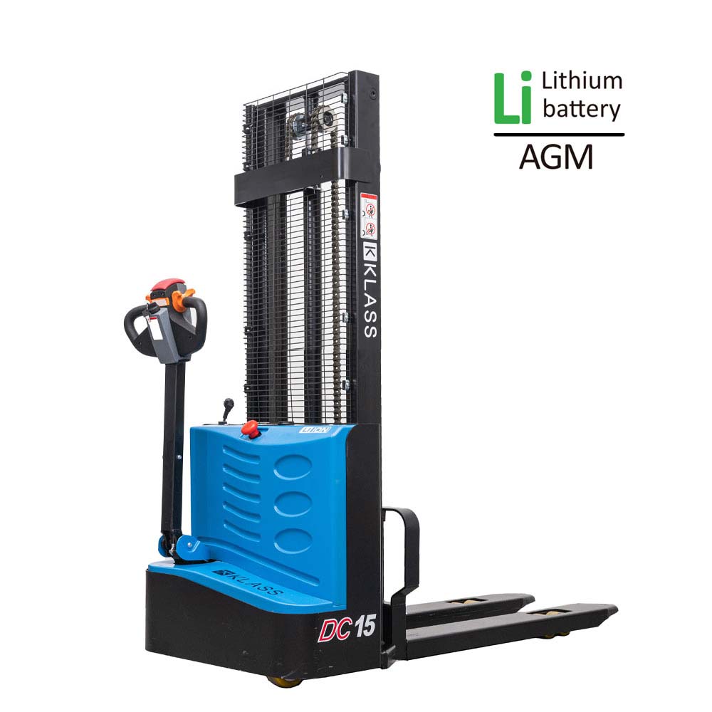 CDD15J, Stivuitor electric pietonal 1.500 kg, inaltime maxima de ridicare 2.500 mm