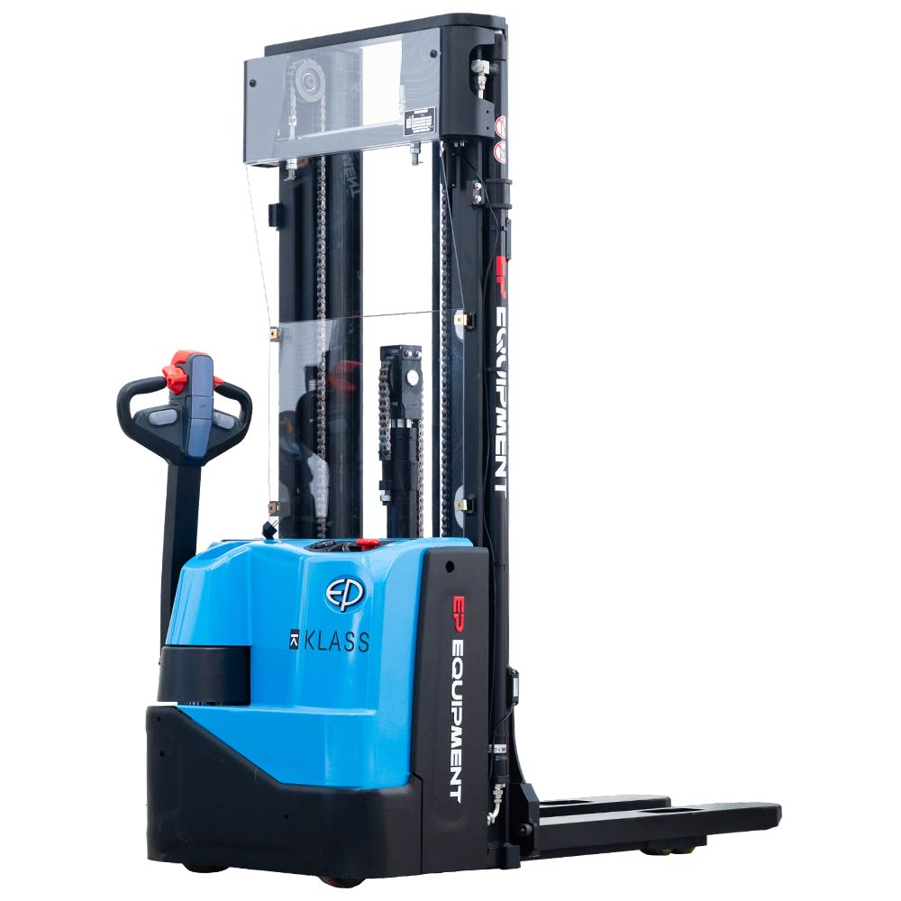 WSA121, Stivuitor electric pietonal 1.200 kg, acumulator Li-Ion, catarg triplex 4.800 mm