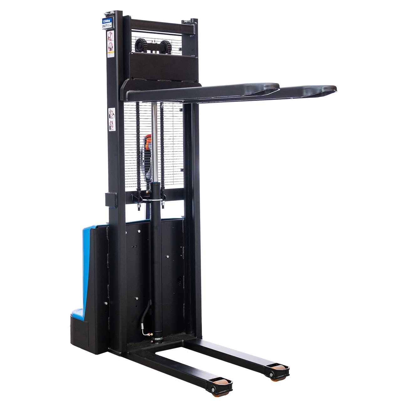 QDA12EL25, Stivuitor electric pietonal 1.200 kg, inaltime maxima de ridicare 2.500 mm - imagine 2