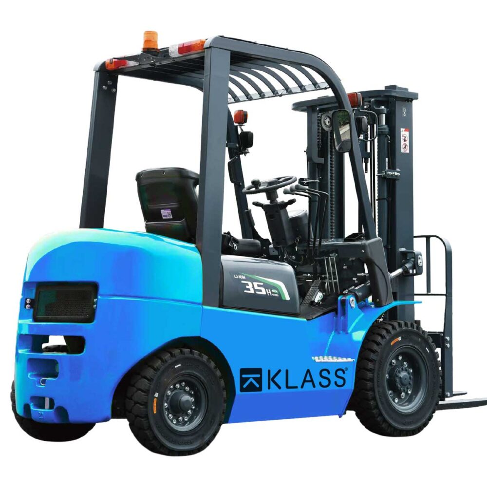 CPD35-A5LIH2, Stivuitor electric 3.500 kg, catarg triplex, baterie Li-Ion, cabina cu geam fata
